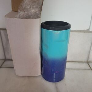 Hopsulator Blue Skinny Slim Insulated can cooler 12oz / 16 oz Leak Proof, New